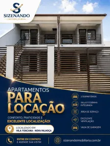 Apartamento com 2 Quartos para alugar, 50m² no Nova Palhoça, Palhoça