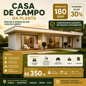 Fazenda/Sítio à venda, 600m² no Recreio Topázio (Caucaia do Alto), Cotia