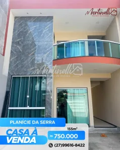 Sobrado com 3 Quartos à venda, 140m² no Planície da Serra, Serra