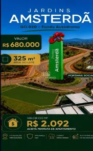 Lote/Terreno à venda, 325m² no Jardins Amsterdã, Goiânia