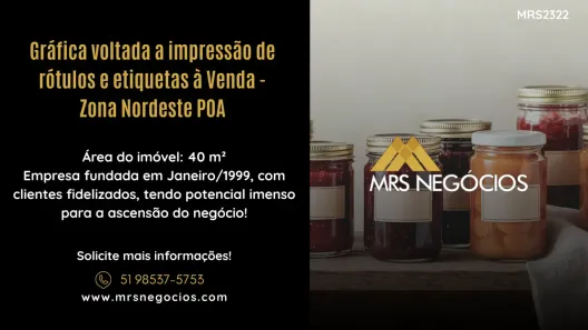 Ponto Comercial à venda, 40m² no Sarandi, Porto Alegre