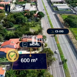 Lote/Terreno para alugar, 600m² no Cararu, Eusébio