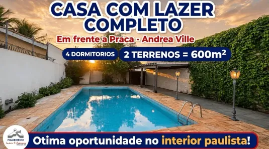 Casa com 4 Quartos à venda, 248m² no Jardim Andrea Ville, Tatuí