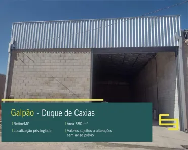 Galpão/Depósito/Armazém para alugar, 380m² no Duque de Caxias, Betim