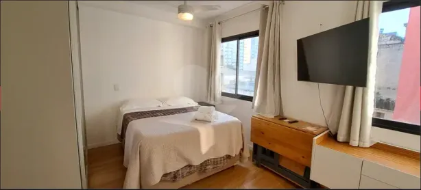 Apartamento com 1 Quarto para alugar, 26m² no Bela Vista, São Paulo