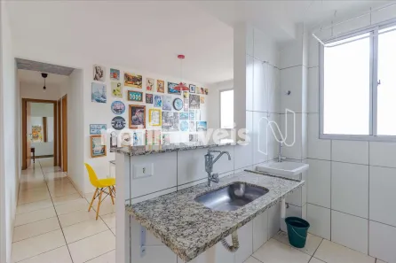 Apartamento com 2 Quartos para alugar, 60m² no Castelo, Belo Horizonte