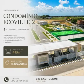 Lote/Terreno à venda, 413m² no Cajupiranga, Parnamirim