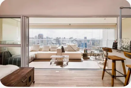 Apartamento com 1 Quarto para alugar, 58m² no Pinheiros, São Paulo