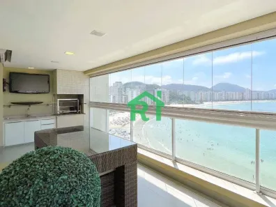 Apartamento com 3 Quartos para alugar, 130m² no Vila Luis Antônio, Guarujá