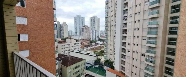 Apartamento com 2 Quartos para alugar, 125m² no Embaré, Santos
