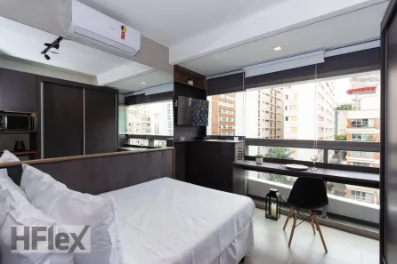 Apartamento com 1 Quarto para venda ou aluguel, 21m² no Pinheiros, São Paulo