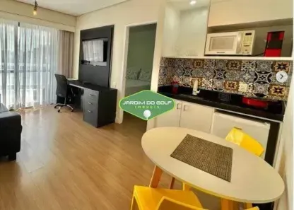 Flat com 1 Quarto para alugar, 35m² no Indianópolis, São Paulo