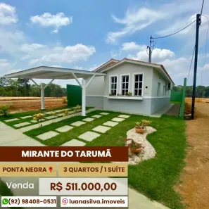 Casa com 3 Quartos à venda, 72m² no Ponta Negra, Manaus