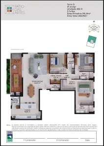 Apartamento com 3 Quartos à venda, 176m² no Pedra Branca, Palhoça