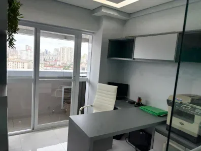 Sala Comercial com 2 Quartos para alugar, 37m² no Vila Belmiro, Santos