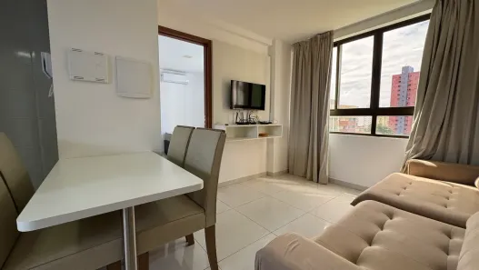 Apartamento com 1 Quarto para alugar, 40m² no Tambaú, João Pessoa