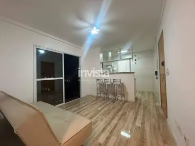 Apartamento com 1 Quarto para alugar, 45m² no Encruzilhada, Santos