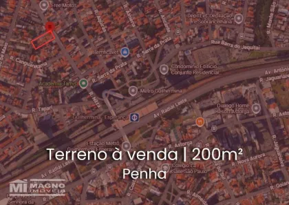 Lote/Terreno à venda, 200m² no Vila Esperança, São Paulo
