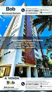 Apartamento com 3 Quartos à venda, 115m² no Torre, Recife