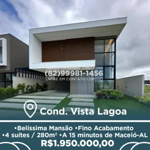 Casa de Condomínio com 4 Quartos à venda, 280m² no , Marechal Deodoro