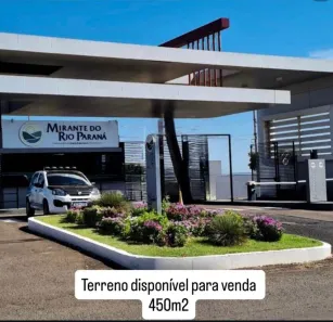Lote/Terreno à venda, 450m² no Condominio Mirante do Rio Paraná, Porto Rico