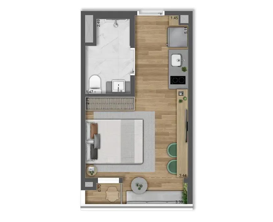 ML BROOKLIN - APARTAMENTOS no Jardim das Acácias, São Paulo
