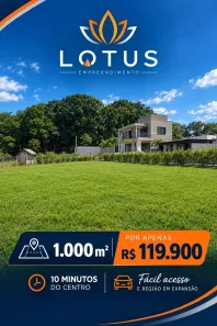 Lote/Terreno à venda, 1000m² no Cachoeira, Cotia