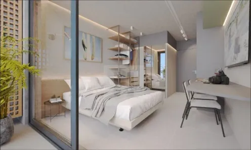 Flat com 1 Quarto à venda, 32m² no Cabo Branco, João Pessoa