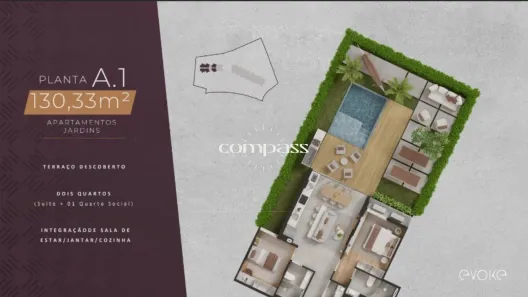 Apartamento com 2 Quartos à venda, 130m² no Santo Agostinho, Cabo de Santo Agostinho