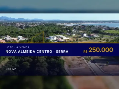 Lote/Terreno à venda, 300m² no Nova Almeida Centro, Serra