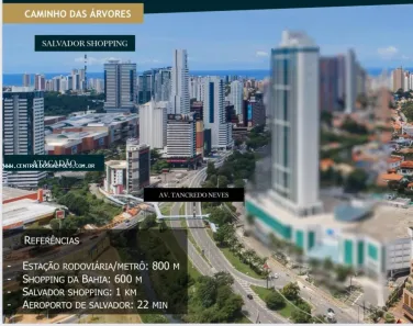 Sala Comercial para alugar, 770m² no Caminho das Árvores, Salvador