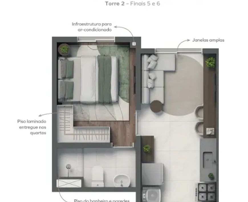 VIVAZ SELECTION SANTO AMARO - FASE 1 - TORRE 2 no Várzea de Baixo, São Paulo