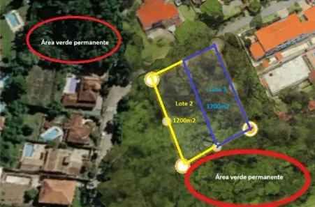 Lote/Terreno à venda, 2400m² no Jardim São Vicente, Cotia