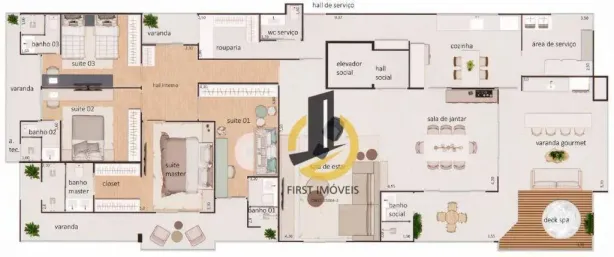 Apartamento com 4 Quartos à venda, 241m² no Centro, São Bernardo do Campo