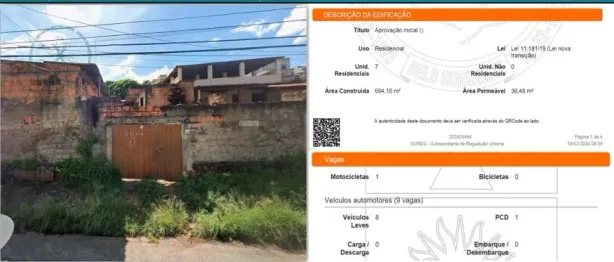 Lote/Terreno à venda, 360m² no Letícia, Belo Horizonte