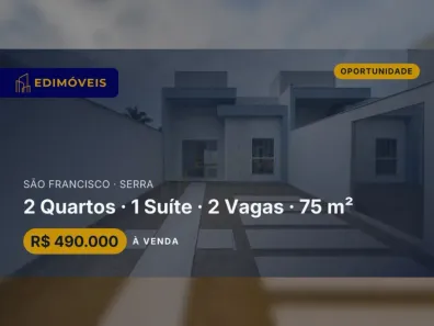 Casa com 2 Quartos à venda, 75m² no São Francisco, Serra