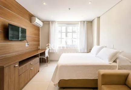 Apartamento com 1 Quarto para alugar, 26m² no Itaipava, Petrópolis