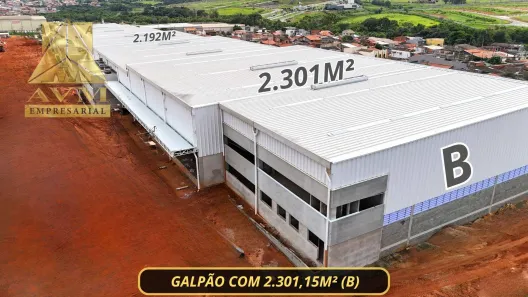 Galpão/Depósito/Armazém para alugar, 2301m² no Jardim Manchester (Nova Veneza), Sumaré