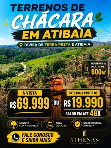 Lote/Terreno à venda, 600m² no Vila Santista, Atibaia