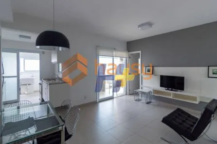 Apartamento com 1 Quarto para alugar, 52m² no Cidade Monções, São Paulo