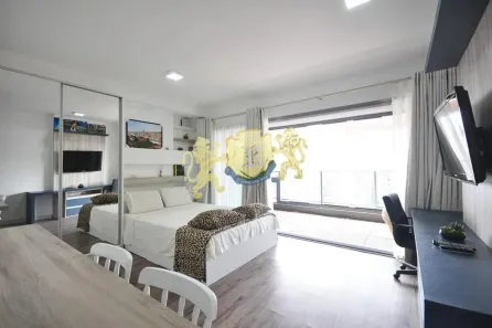 Flat com 1 Quarto à venda, 41m² no Brooklin Paulista, São Paulo