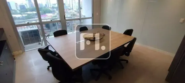 Sala Comercial para alugar, 133m² no Cidade Monções, São Paulo