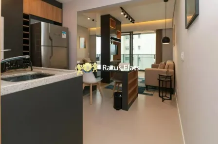 Flat com 1 Quarto para alugar, 42m² no Pinheiros, São Paulo