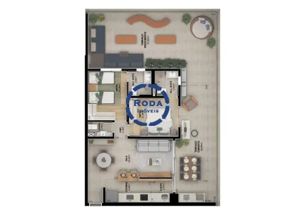 Apartamento com 3 Quartos à venda, 123m² no Boqueirão, Santos