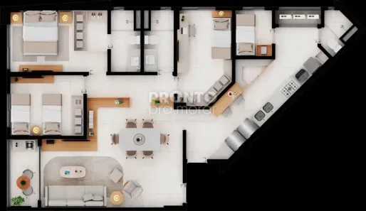 Apartamento com 3 Quartos à venda, 106m² no Poço, Recife