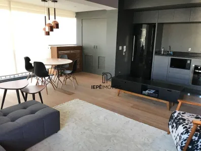 Apartamento com 1 Quarto para alugar, 62m² no Cidade Monções, São Paulo