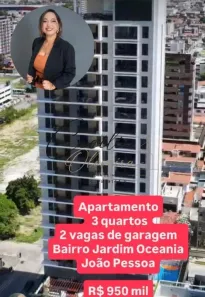 Apartamento com 3 Quartos à venda, 10m² no Bessa, João Pessoa
