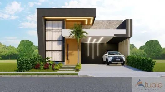 Casa de Condomínio com 3 Quartos à venda, 174m² no Parque Brasil 500, Paulínia