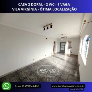 Casa com 2 Quartos à venda, 130m² no Vila Virgínia, Ribeirão Preto