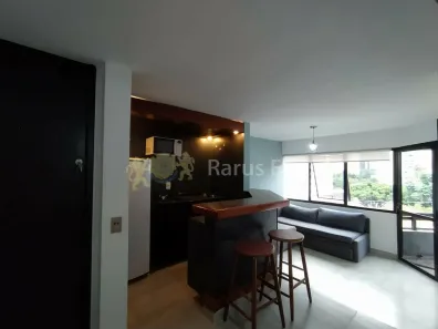 Flat com 1 Quarto para alugar, 48m² no Cidade Monções, São Paulo